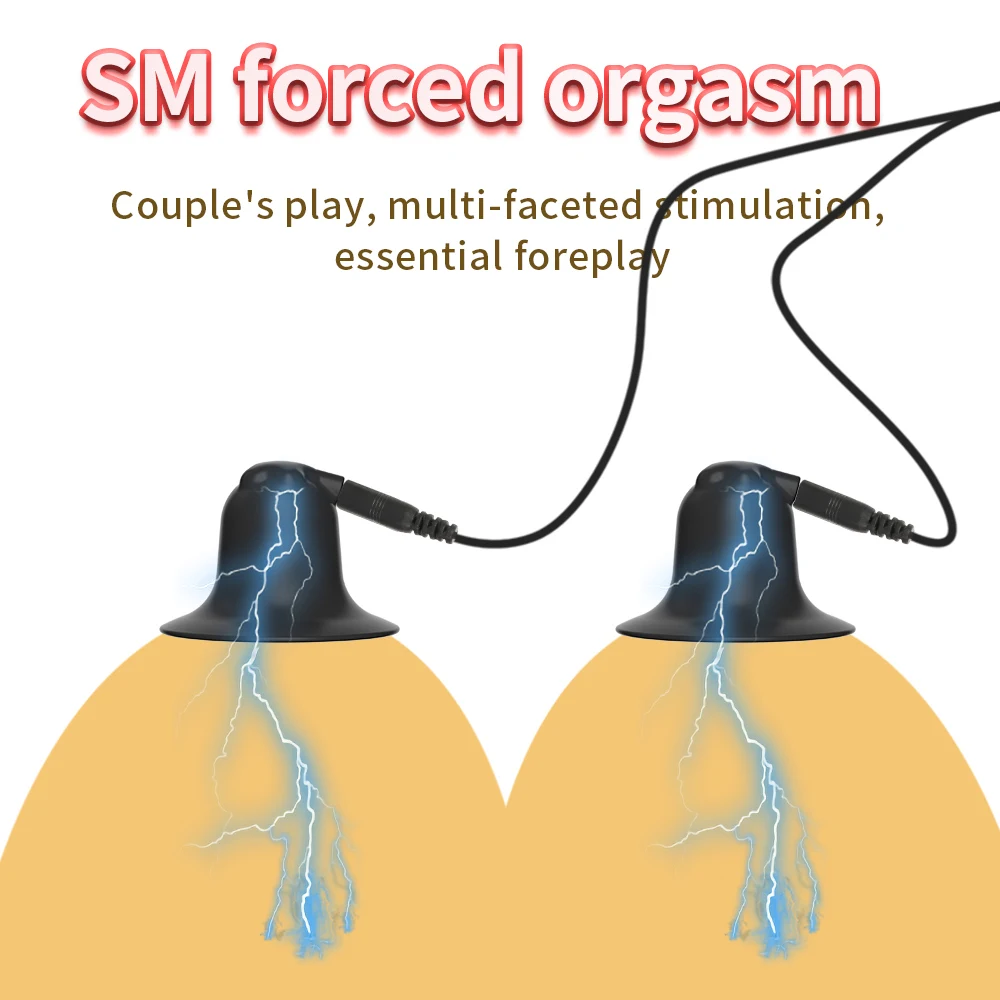 Choque elétrico grampos de mamilo massageador de mama estimulador bdsm brinquedos bondage clitóris lábios braçadeira escravo brinquedos sexuais mulheres jogos adultos