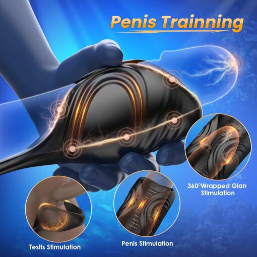 Plug Anal Vibratório Heseks com Estimulador de Próstata - Imagem 3