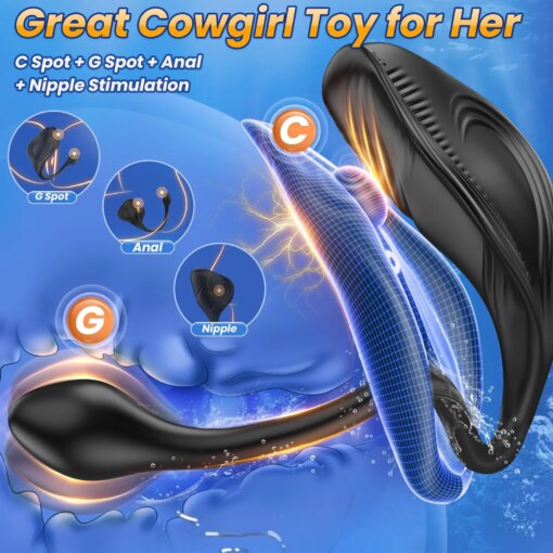 Plug Anal Vibratório Heseks com Estimulador de Próstata - Imagem 4