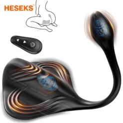 Plug Anal Vibratório Heseks com Estimulador de Próstata