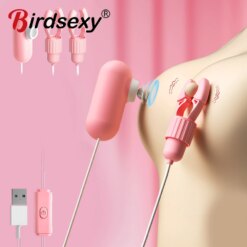 Vibrador de Mamilos com 12 Frequências Estimulador Clitoriano