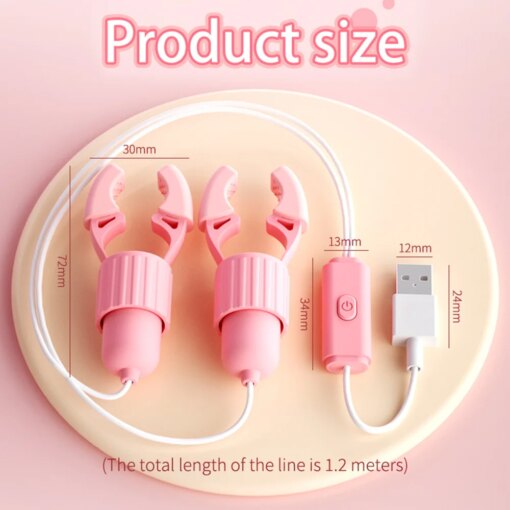 Vibrador de Mamilos com 12 Frequências Estimulador Clitoriano - Imagem 6
