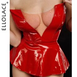 Lingerie Sexy Ellolace com Zíper Frontal