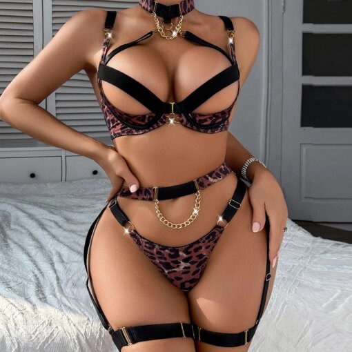 Lingerie Sexy Ellolace Premium 5 Peças - Imagem 5
