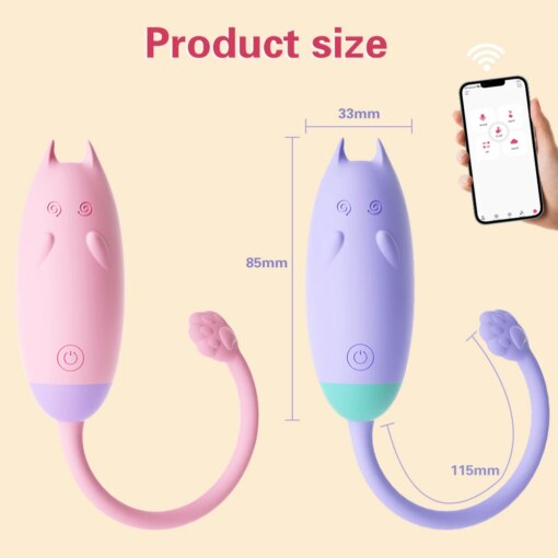 Vibrador com Controle Bluetooth para Mulheres - Imagem 6