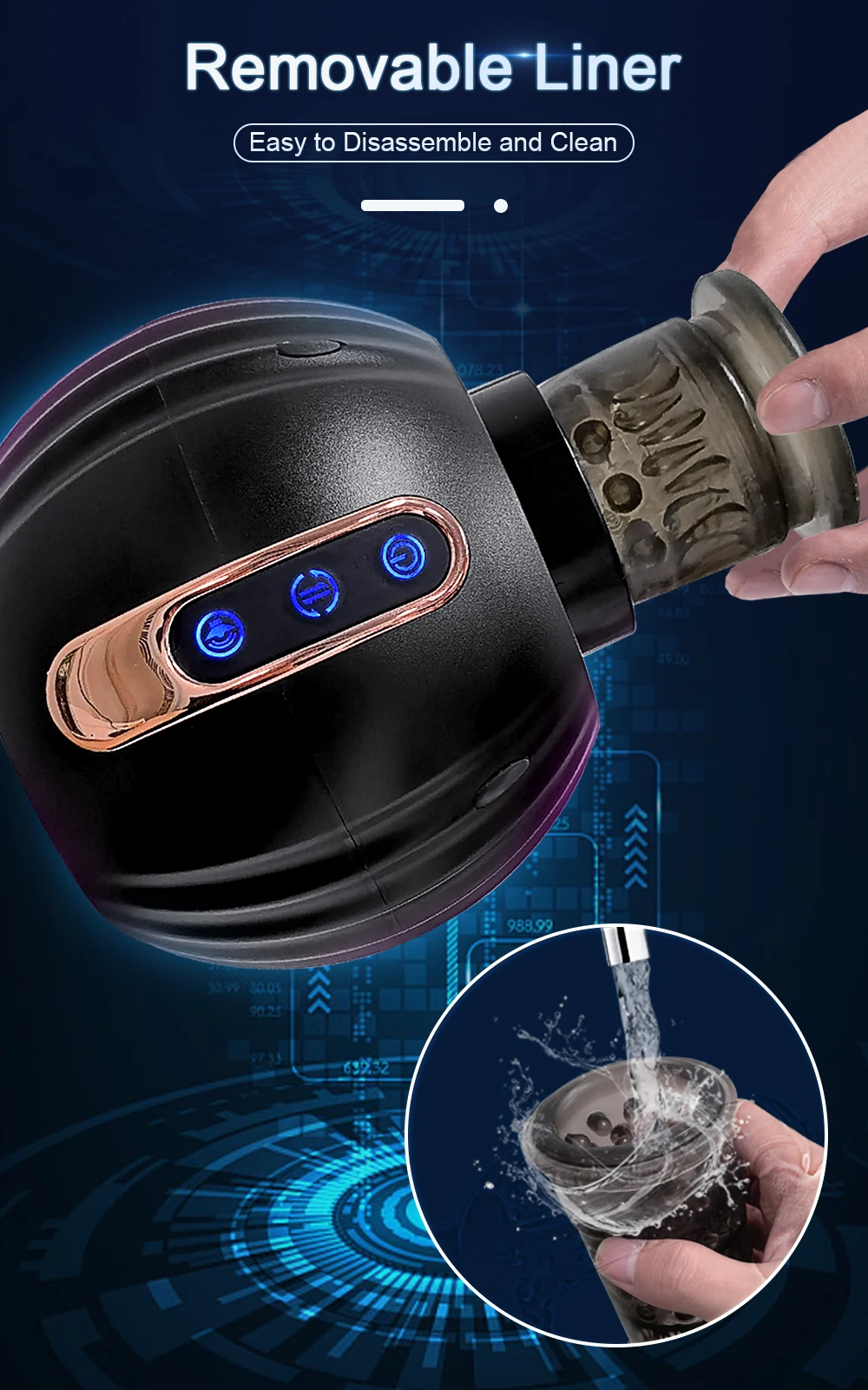 Automatic Male Masturbator Telescopic Rotation Vagina Masturbation Adults Sex Toys for Men Piston Open-ended Mastubators Cup