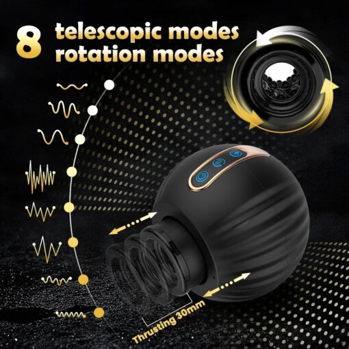 Masturbador Masculino Automático com Rotação - Imagem 2