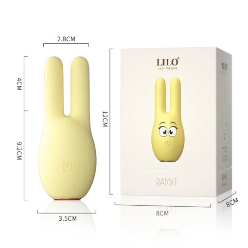 Vibrador Coelho Lilo com Estimulador de Clitóris - Imagem 6