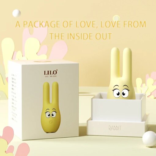 Vibrador Coelho Lilo com Estimulador de Clitóris - Imagem 2