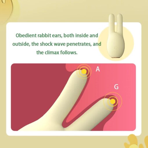 Vibrador Coelho Lilo com Estimulador de Clitóris - Imagem 3