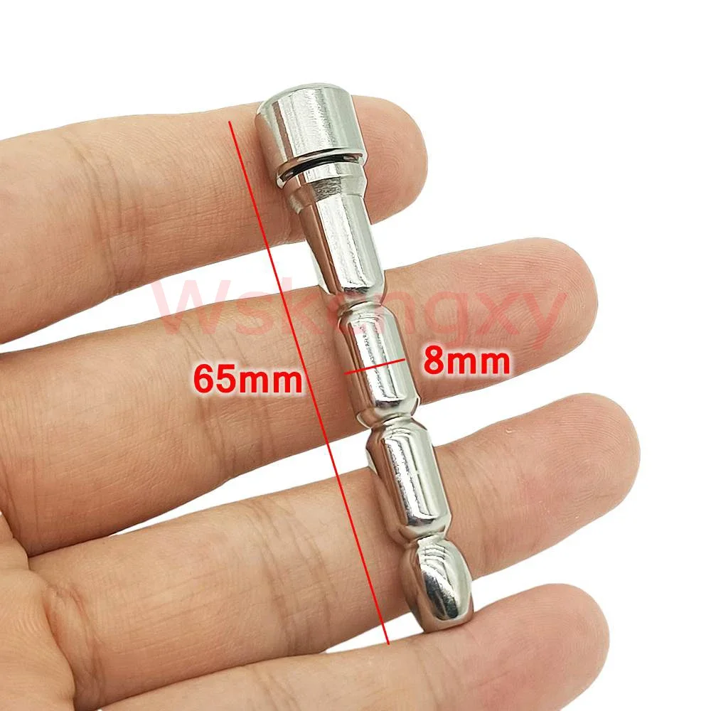 Super Small Male Chastity Devices Stainless Steel Short Cock Cage with Removable Urethral Catheter Sex Toys for Men Penis Lock