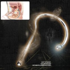 Plugue Anal de Metal com Estimulador de Próstata
