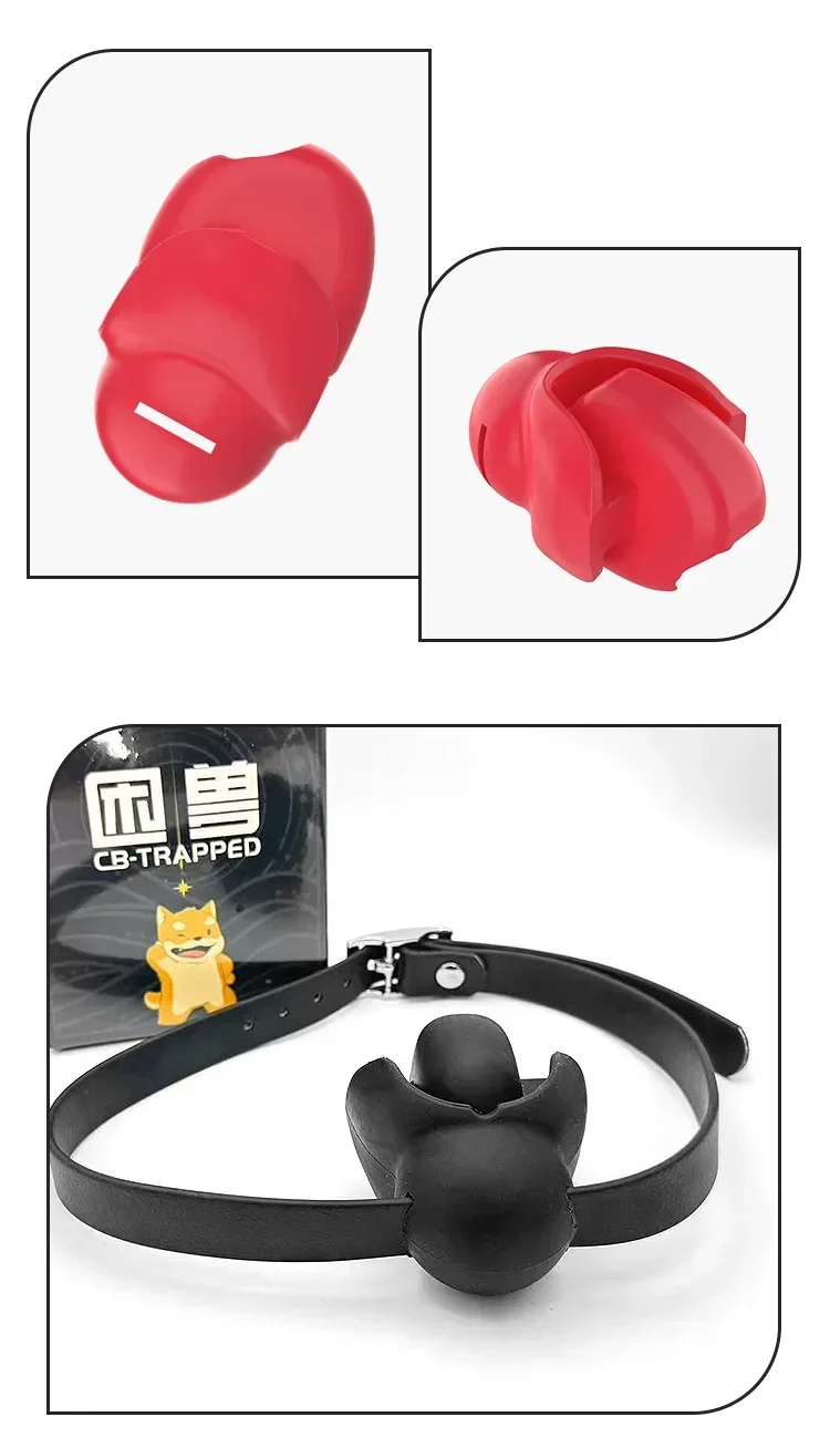 New Solid Tongue Mouth Ball Silicone Gag Suck Ball SM Static Confinement Running Water Puller Sexy Tools for Couples Sexy Toys18