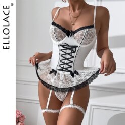 Conjunto Lingerie Ellolace Hemline 2 Peças