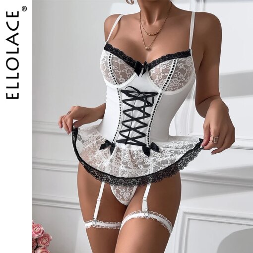 Conjunto Lingerie Ellolace Hemline 2 Peças
