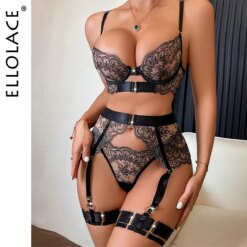 Lingerie de Luxo Ellolace com Renda Sexy