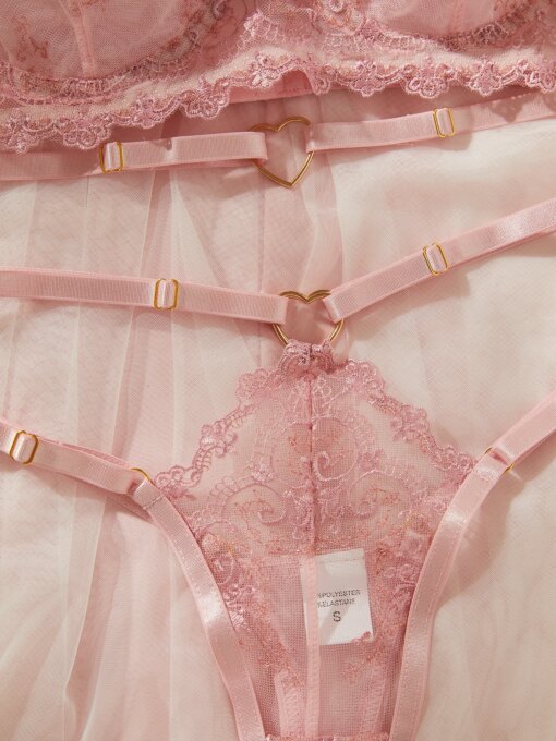 Fantasia Lingerie Feminina Ellolace com Renda - Imagem 5