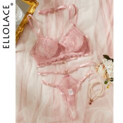 Fantasia Lingerie Feminina Ellolace com Renda