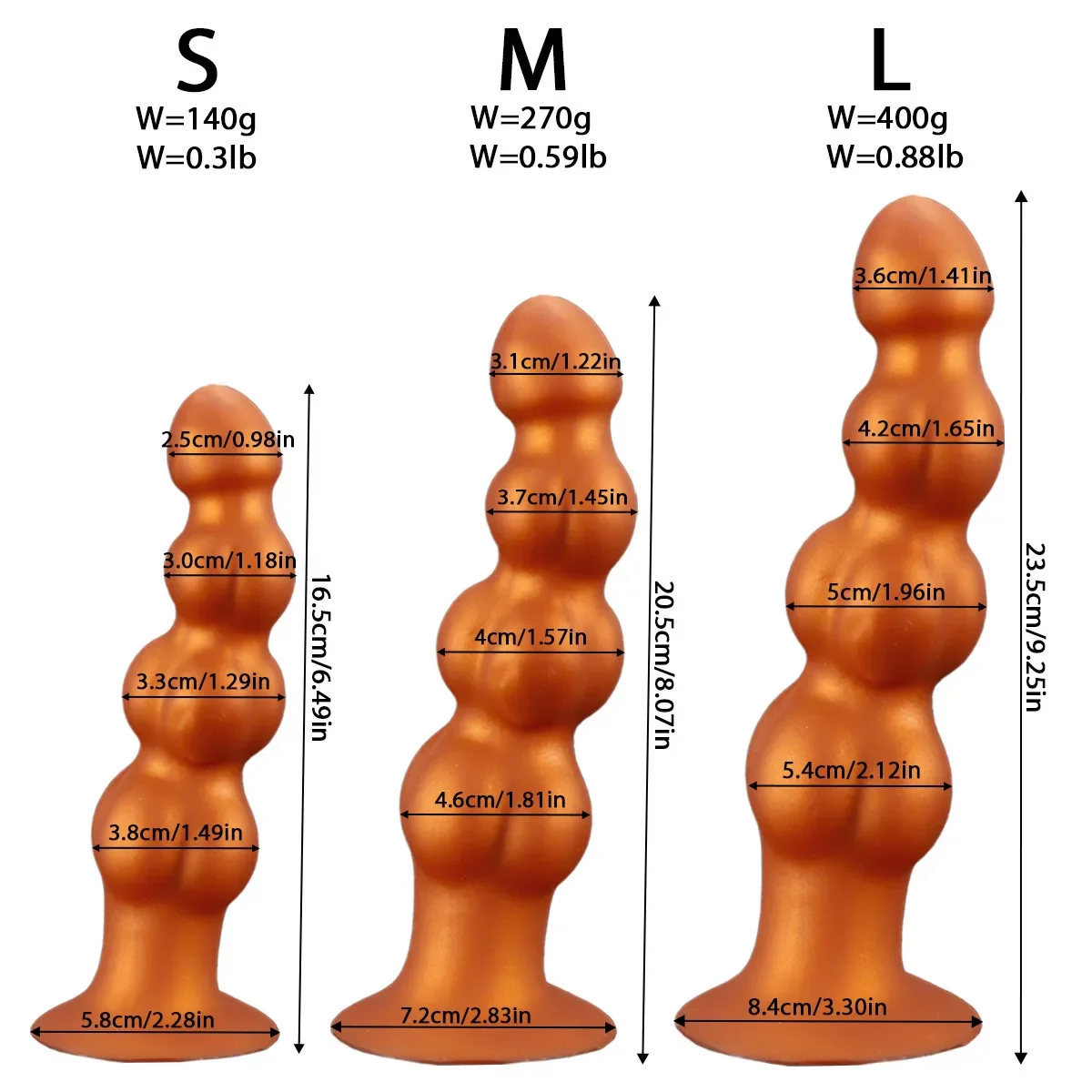 3 Sizes 4 Beads Butt Plug Anal Beads For Women Vaginal Balls Men Prostate Massager Sex Toys Couples Adults Games Erotic Product