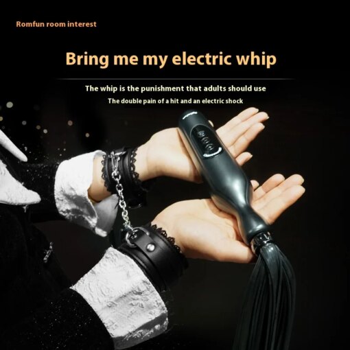 Chicote de Choque Elétrico Femdom BDSM - Imagem 6