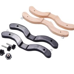 Humbler CBT Esticador de Testículos em Madeira ou Preto com Tornozeleiras | Bondage Masculino