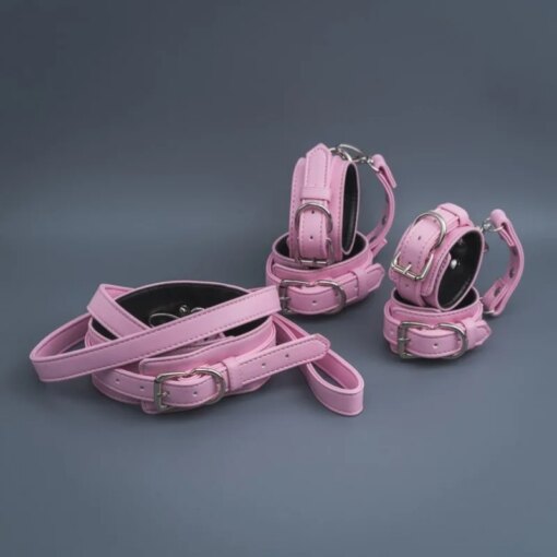 Conjunto de Bondage Rosa - Imagem 2