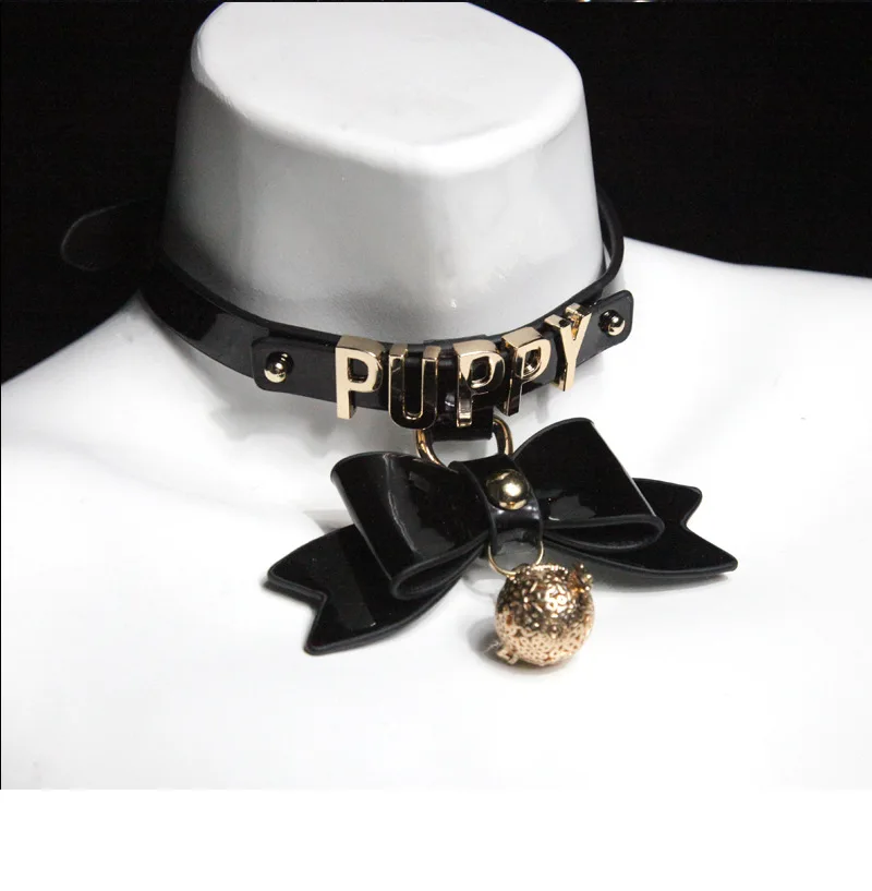 BDSM Choker with Glowing Bell Lead Rope Puppy Play SexToy for Women Couple Collar Bondage Harness Woman Accessories Sexy Cosplay