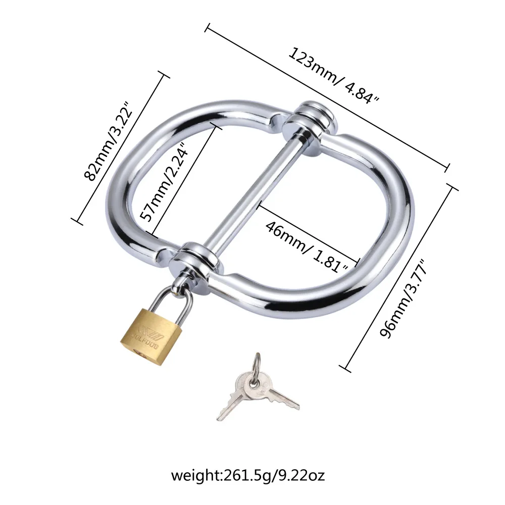 SM Metal Handcuffs BDSM Toys Sex Games Restraints Detachable Cuff Wrist Bondage Bracelet Erotic Sex Toys Roleplay for Couple