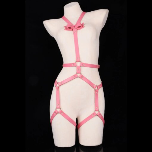 Arnês bondage feminino com laços - Imagem 2