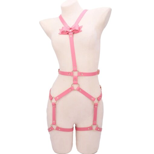 Arnês bondage feminino com laços - Imagem 6