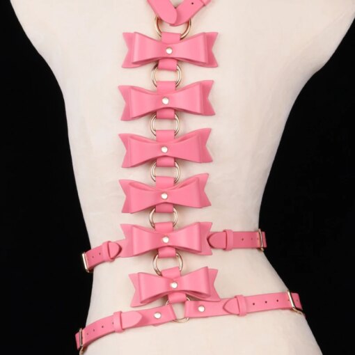 Arnês bondage feminino com laços - Imagem 5