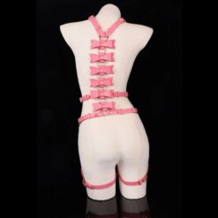 Arnês bondage feminino com laços