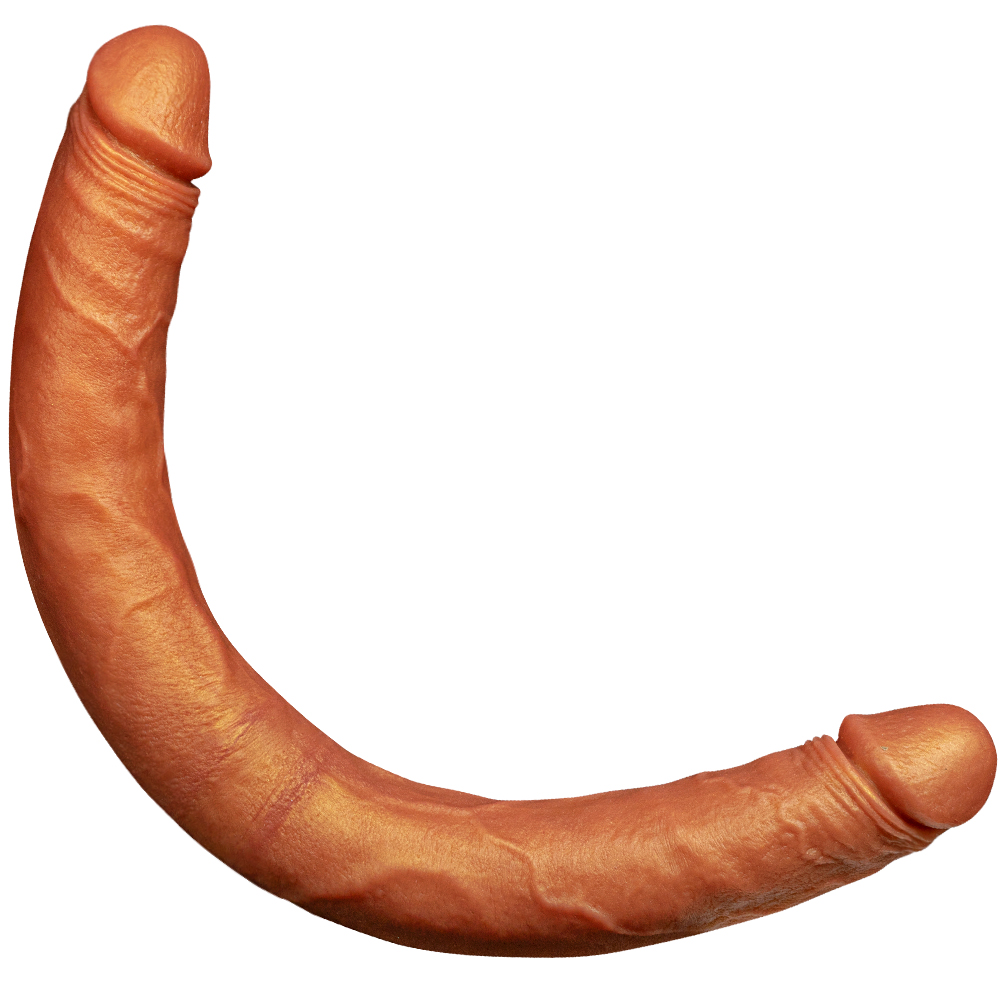 Dildo Realista de Cabeça Dupla em Silicone (21)