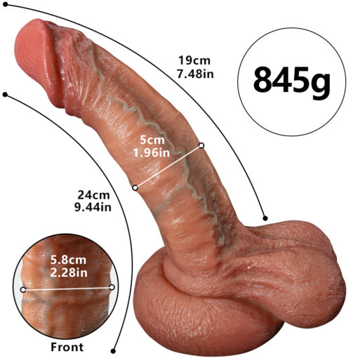 Dildo Realista de Silicone com Ventosa (12)
