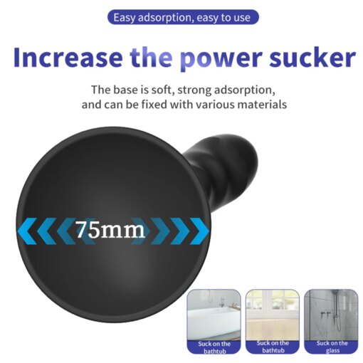 Dildo de Silicone com Ventosa - Imagem 3