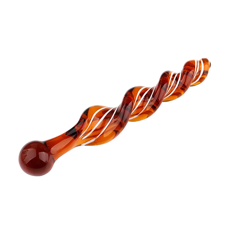 Glass Thread Rotation Anal Plug Dildo Crystal Butt Plug Adult Toys Sex Toys Anal Masturbation Prostate Massage for Couples Men