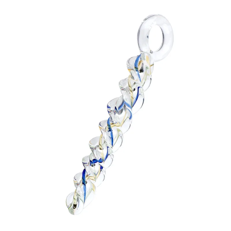 Glass Thread Rotation Anal Plug Dildo Crystal Butt Plug Adult Toys Sex Toys Anal Masturbation Prostate Massage for Couples Men