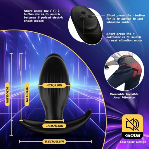 Plug Anal com Choque Elétrico e Vibração - Imagem 4