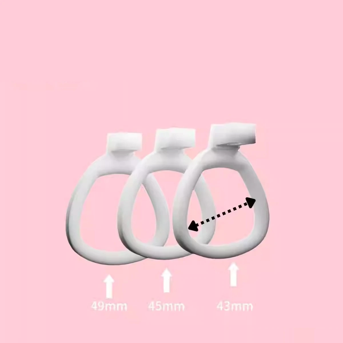 New Mamba Chastity Cage Male CB Lock Devices with 3 Size Cock Rings Abstinence SM Penis Training Prevent Infidelity Sex Toys 18+