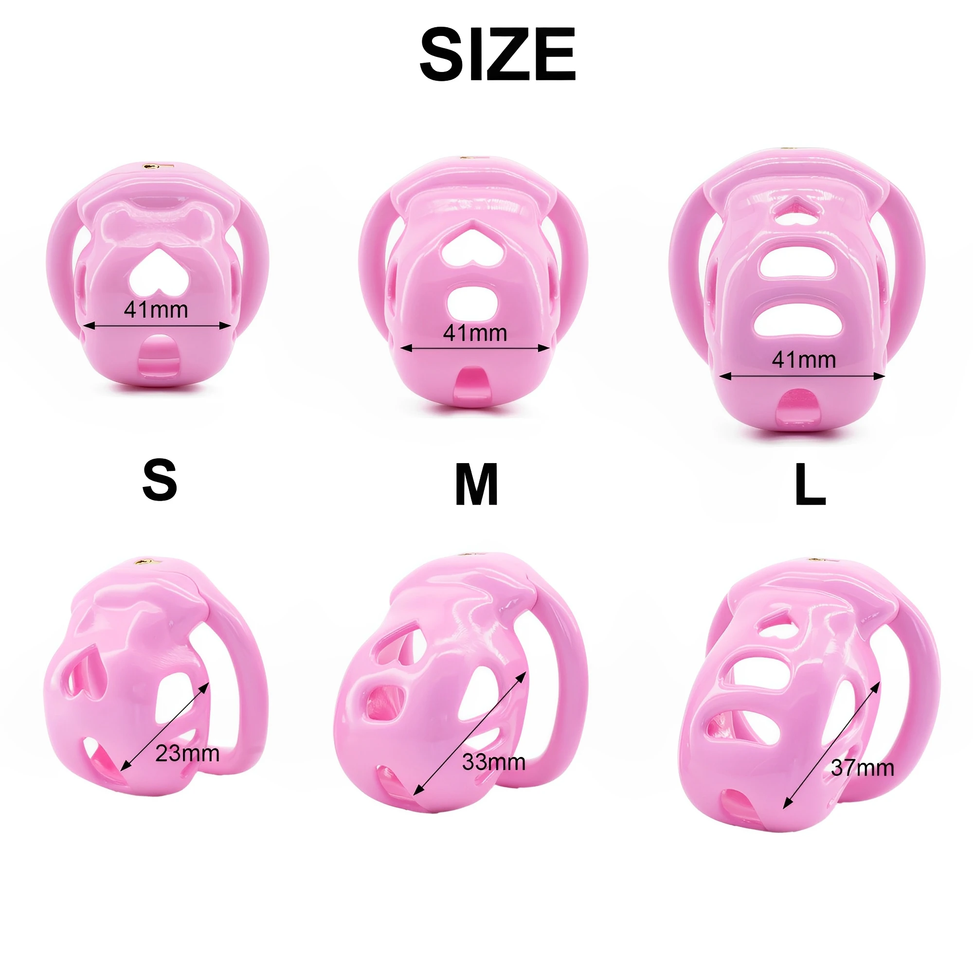High Quality Male Love Chastity Cage Flat Hollow Breathable Cock Cage Sissy Abstinence Chastity Device Fetish Sex Toys for Men18