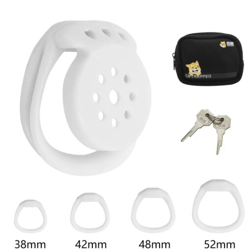 Gaiola de Castidade Masculina Plana - Imagem 4
