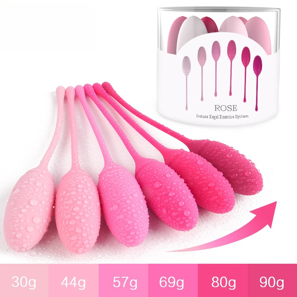 Kit Bolinhas de Pompoarismo Kegel de Silicone com Pesos Progressivos - Imagem 3