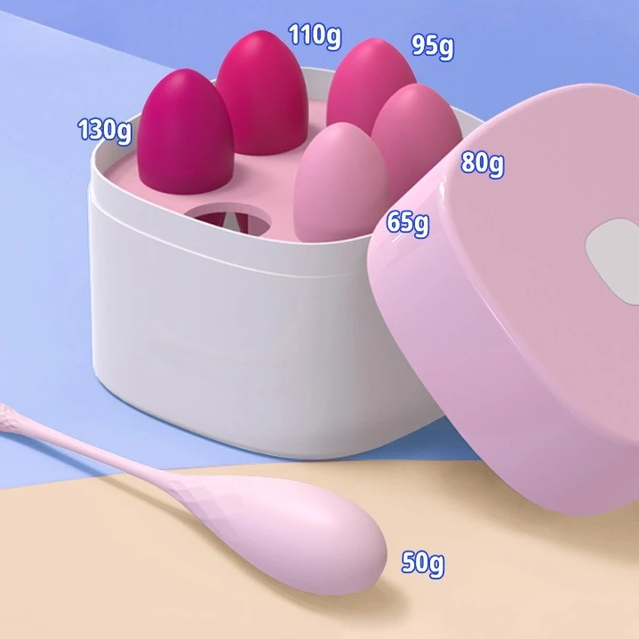 Kit Bolinhas de Pompoarismo Kegel de Silicone com Pesos Progressivos - Imagem 2