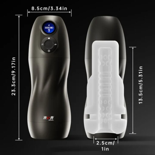 Masturbador Masculino Automático Drywell com Sucção e Vibração - Imagem 6