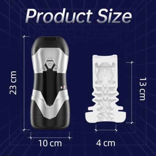 Masturbador Masculino Automático DRY WELL - Imagem 6