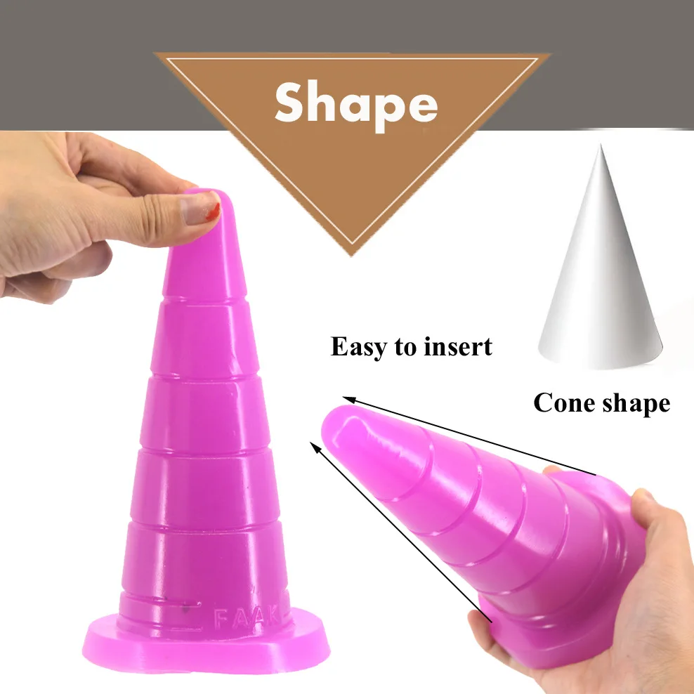 New Silicone Anal Plug Prostate Massage Stick with Soft Skin and Simulated Dildo Anal Plug SM Adult Male and Female Backyard Toy