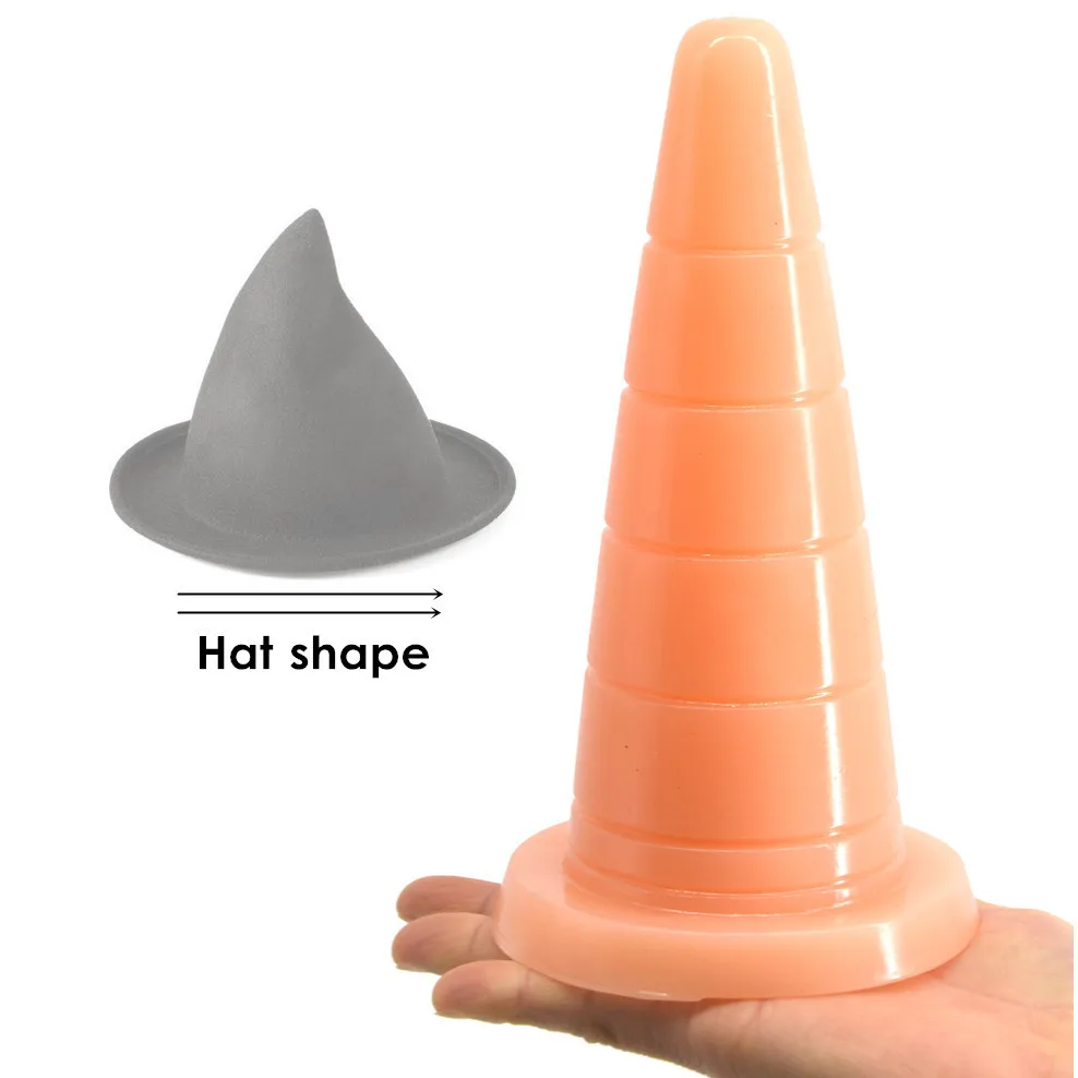 New Silicone Anal Plug Prostate Massage Stick with Soft Skin and Simulated Dildo Anal Plug SM Adult Male and Female Backyard Toy