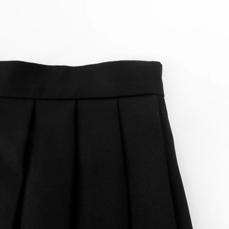 Sexy Mini Skirt Women New Summer Black Fashion Zipper Partywear Casual Slim Pleated Skirt Elegant Versatile Sexy Female Skirt