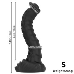 Alternative view of Dildo Plug Anal Tentáculo de Alien em Silicone, Monster Dildo com Ventosa