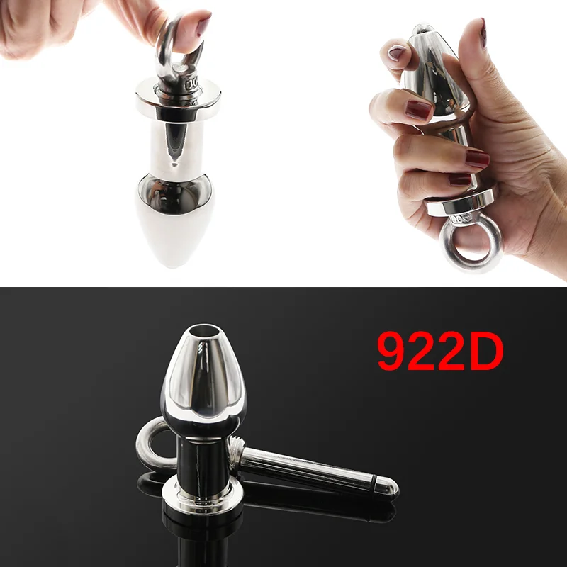 Plug anal oco 922D com argola e haste